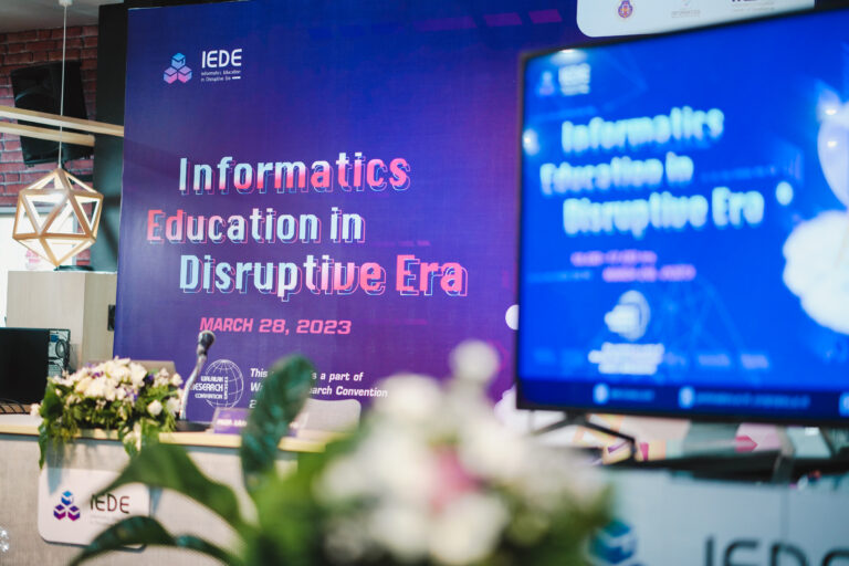 ประมวลภาพ งานสัมมนาวิชาการนานาชาติ ในหัวข้อ “Informatics Education in Disruptive Era”