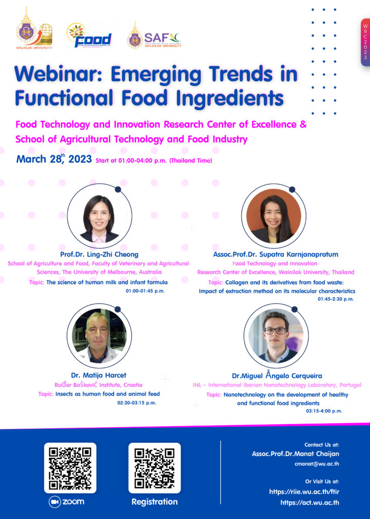 Webinar: Emerging Trends in Functional Food Ingredients