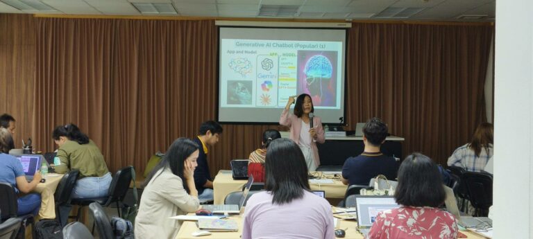 โครงการอบรมเชิงปฏิบัติการ เรื่อง การใช้ Generative AI ช่วยพัฒนาต้นฉบับบทความวิจัยส่งวารสารในฐานข้อมูล Scopus ใน 30 ชั่วโมง