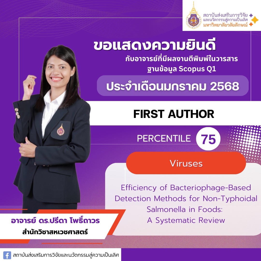 อาจารย์ ดร.ปรีดา โพธิ์ถาวร (อาจารย์ประจำสำนักวิชาสหเวชศาสตร์)